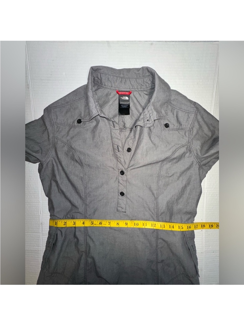 The North Face Gray Mini Shirt Dress - Picture 5 of 15
